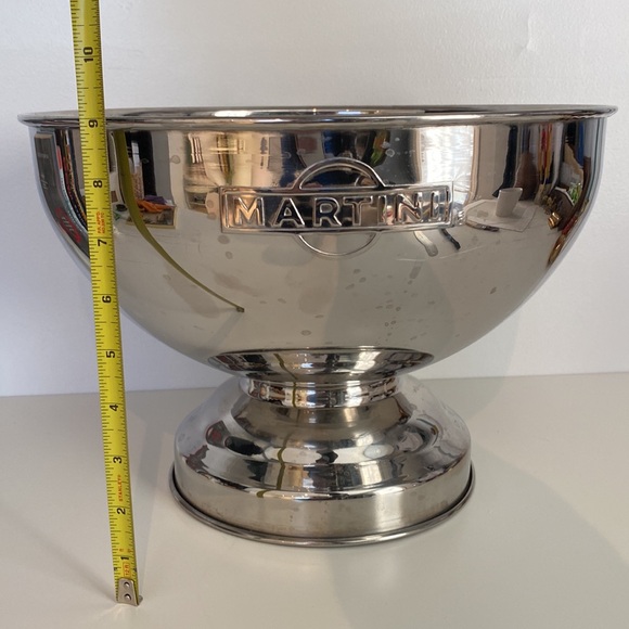 Vintage RARE MARTINI stainless steel ice bowl - Picture 6 of 7